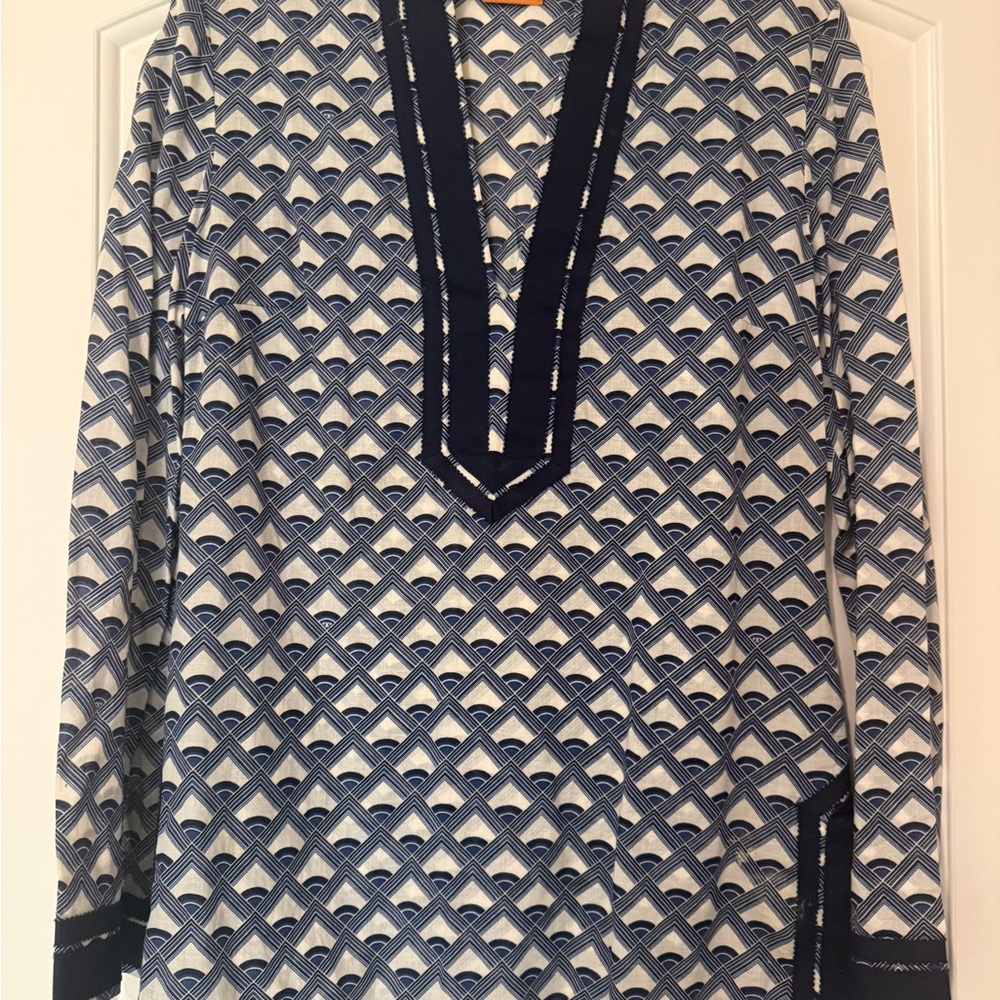 Tory Burch Print Tunic Top